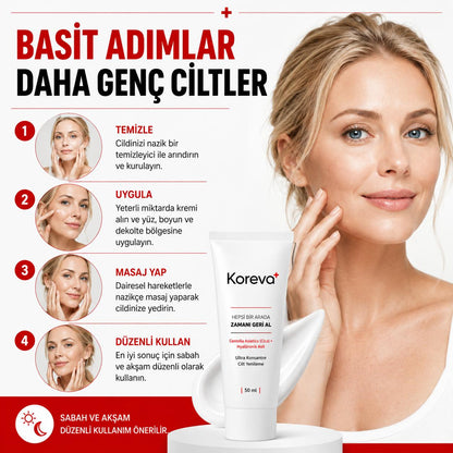 KOREVA™ Kırışıklık ve Yaşlanma Karşıtı Bakım Kremi
